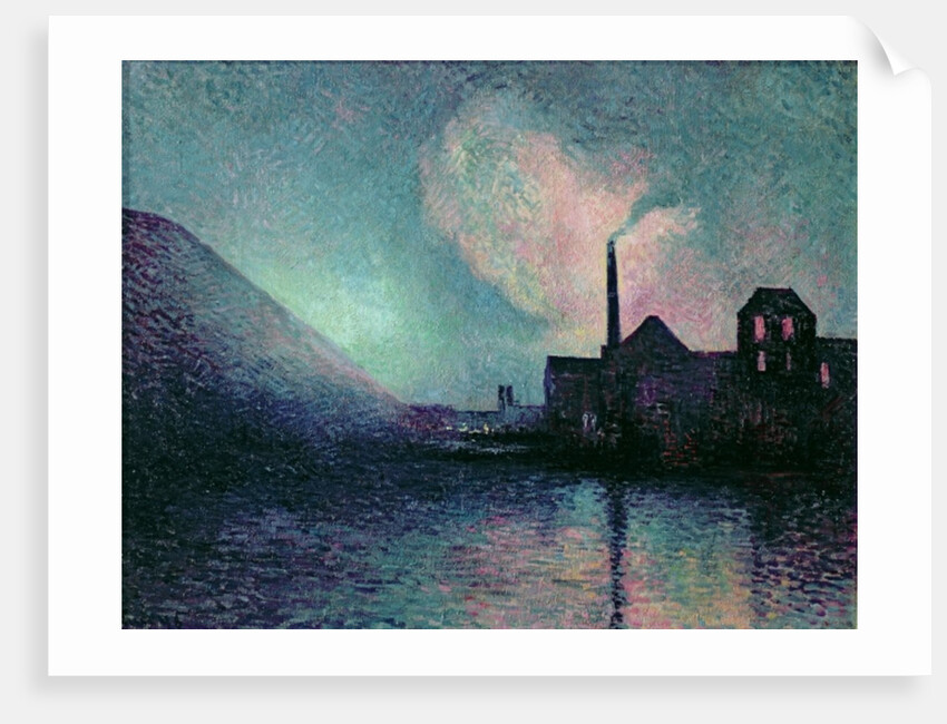 Couillet by Night, 1896 by Maximilien Luce