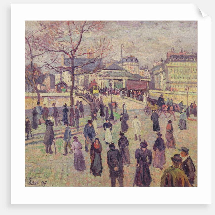 The Pont de l'Archeveche, 1897 by Maximilien Luce