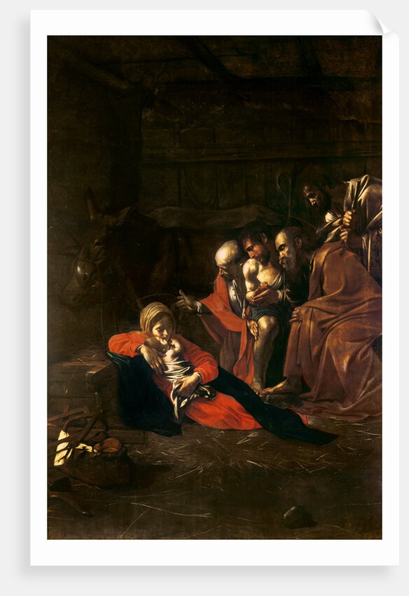 Adoration of the Shepherds by Michelangelo Merisi da Caravaggio
