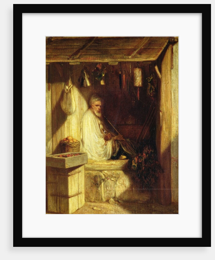 Turkish Merchant Smoking in his Shop, 1844 by Alexandre Gabriel Decamps