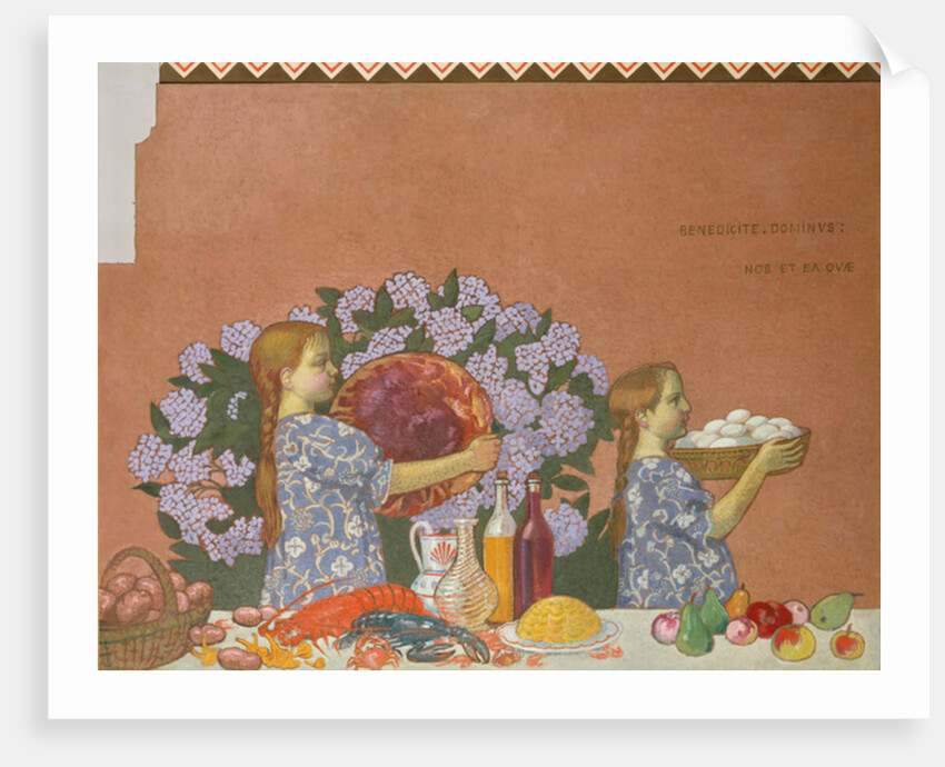 Grace, left hand panel from the decoration of the artist's home at Perros-Guirac, 1908 by Maurice Denis