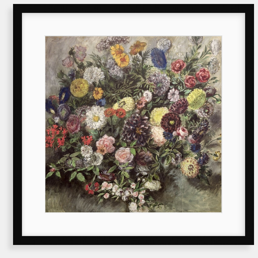 Bouquet of Flowers by Ferdinand Victor Eugene Delacroix