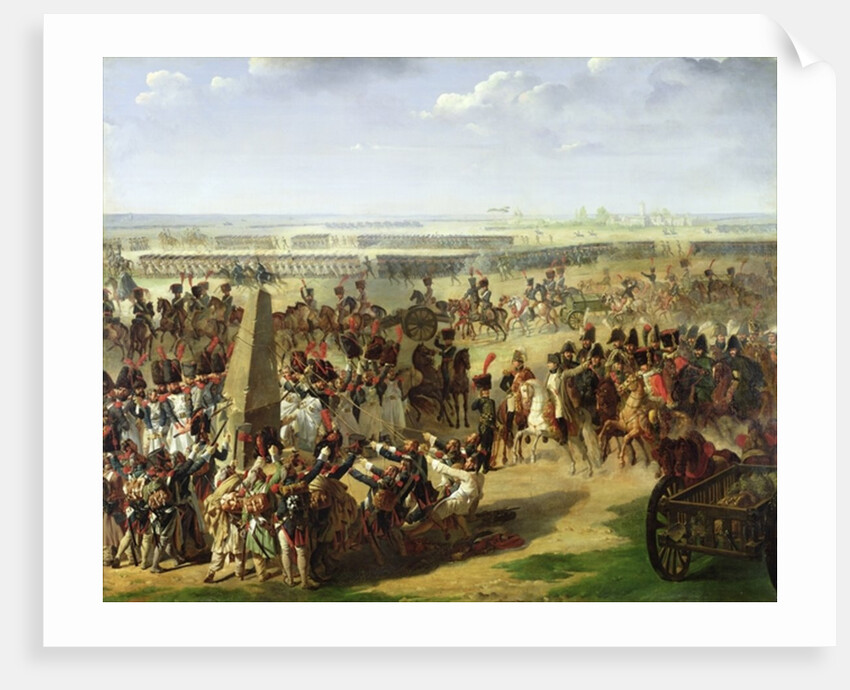 The French Army Pulling Down the Rosbach Column, 18th October 1806, 1810 by Pierre Antoine Augustin Vafflard