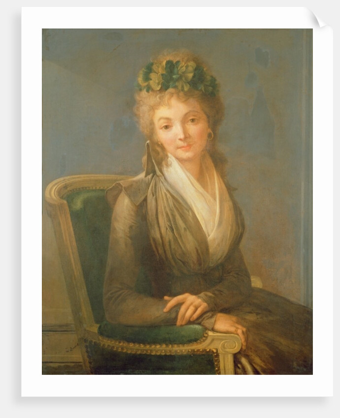 Portrait presumed to be Lucile Desmoulins 1794 by Louis Leopold Boilly