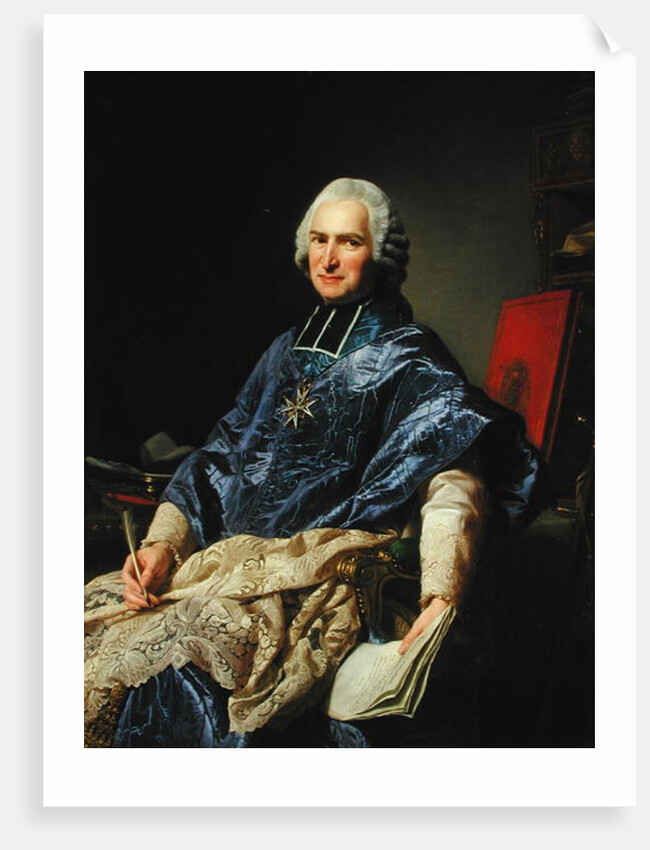 Joseph-Marie Terray Abbe of Molesmes, 1774 by Alexander Roslin