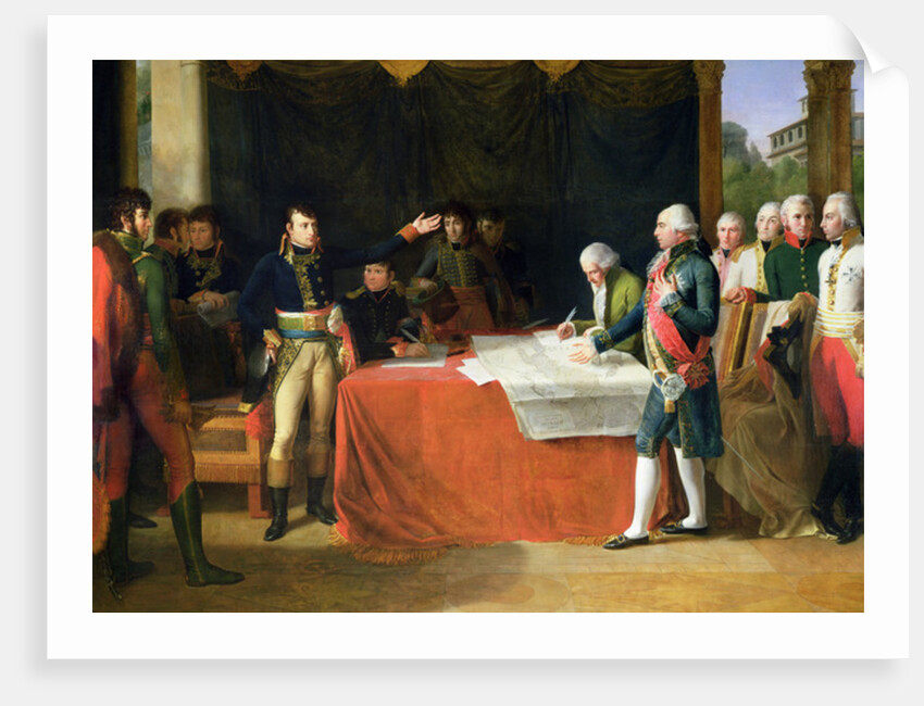 Preliminaries of the Peace Signed at Leoben, 17th April 1797, 1805 by Guillaume Lethiere