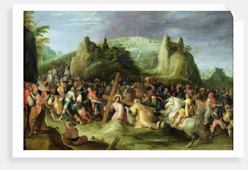 Christ on the Road to Calvary by Frans II the Younger Francken