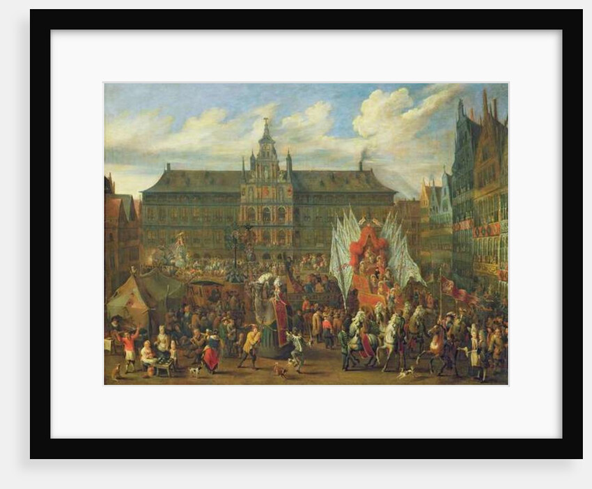 A Procession at Antwerp, 1697 by Alexander van Bredael