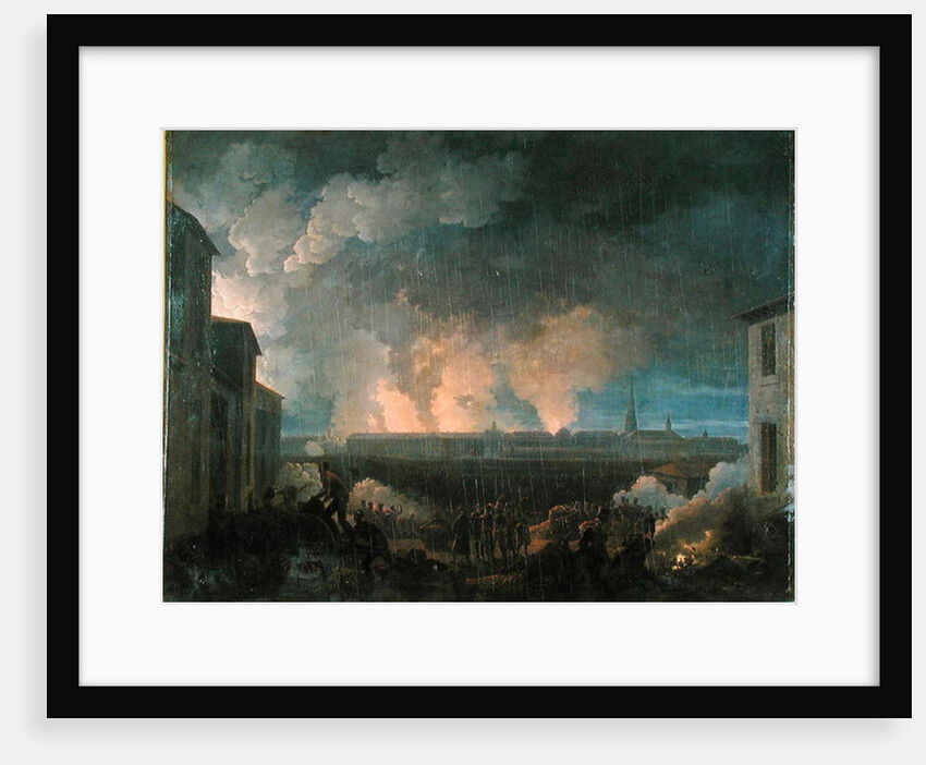 The Bombardment of Vienna by the French Army, 11th May 1809 by Baron Louis Albert Bacler d'Albe