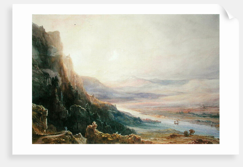 Perth Landscape, 1850 by Jean Antoine Theodore Gudin