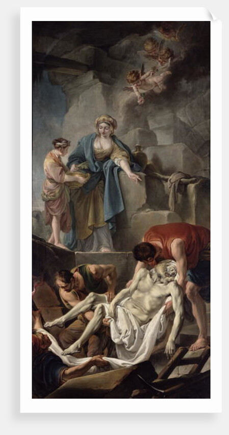 The Entombment of St. Andrew, 1760 by Jean Baptiste Deshays de Colleville