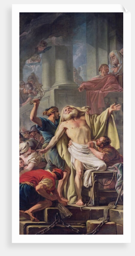 The Flagellation of St. Andrew, 1761 by Jean Baptiste Deshays de Colleville