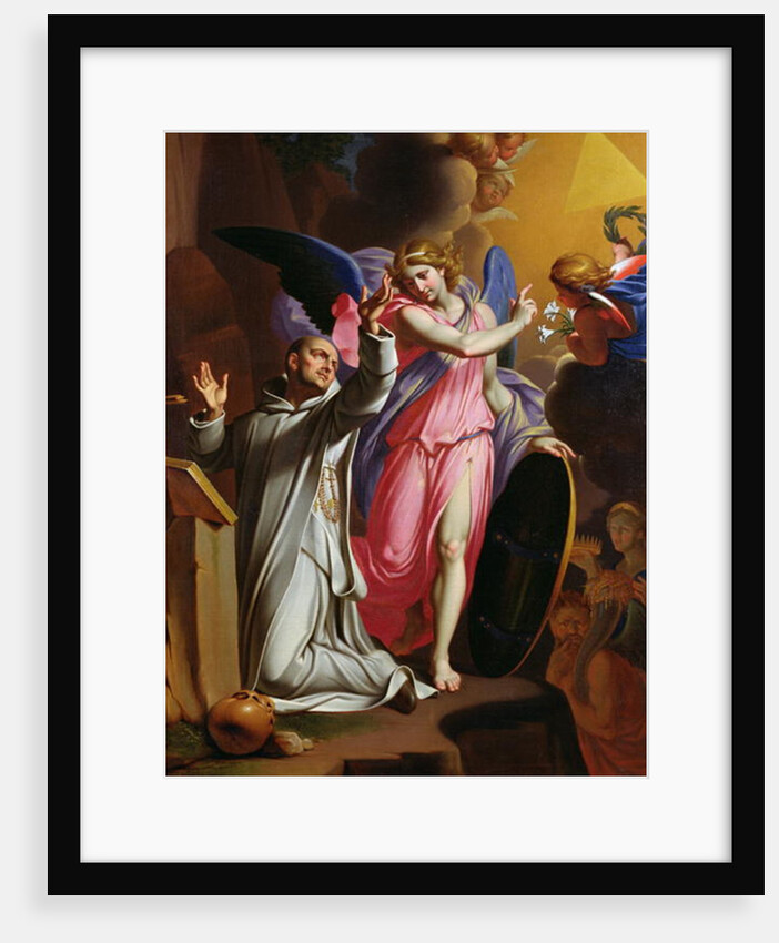 St. Bruno at Prayer, 1671 by Adrien Sacquespee
