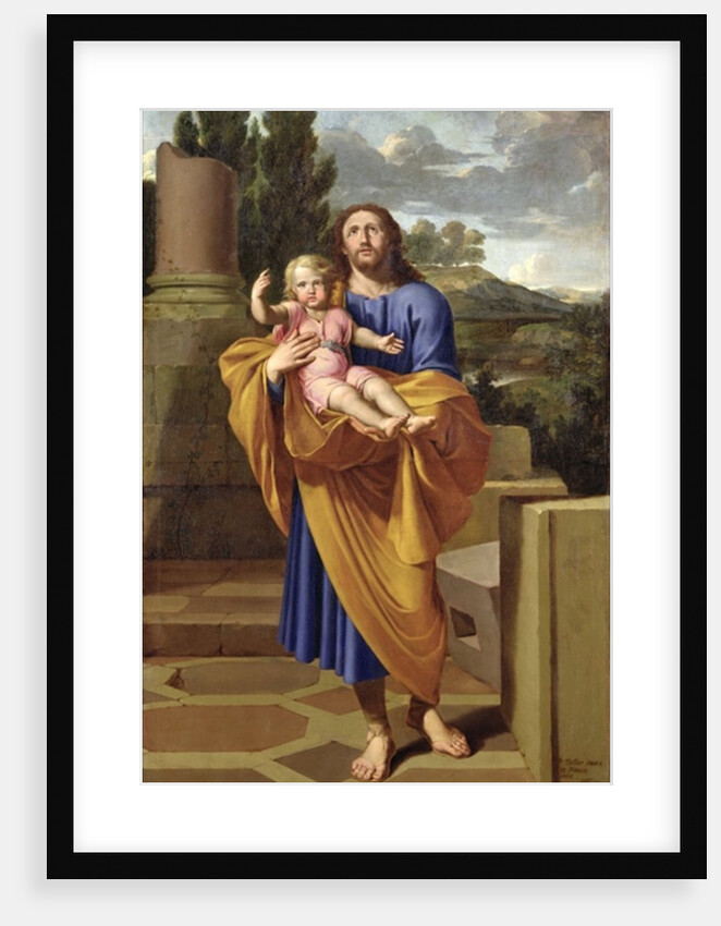 St. Joseph Carrying the Infant Jesus, 1665 by Pierre Letellier