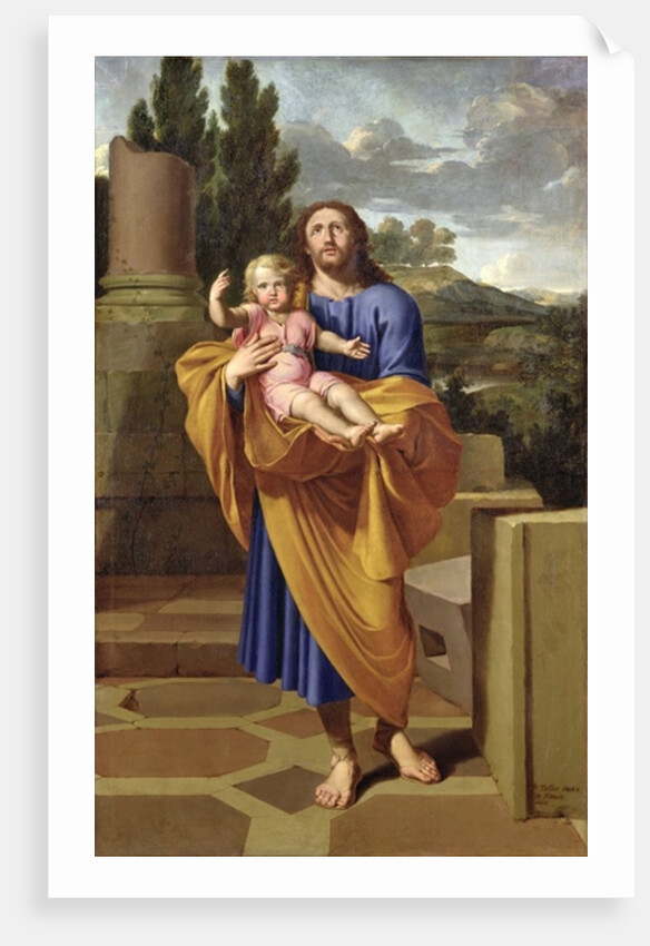 St. Joseph Carrying the Infant Jesus, 1665 by Pierre Letellier