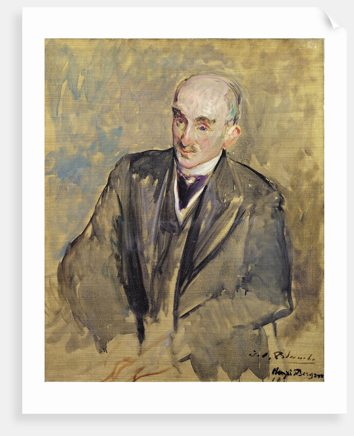 Study for a portrait of Henri Bergson 1911 by Jacques-Emile Blanche