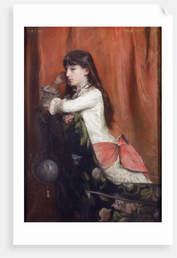 Mademoiselle Lia Levy, 1882 by Emile Levy