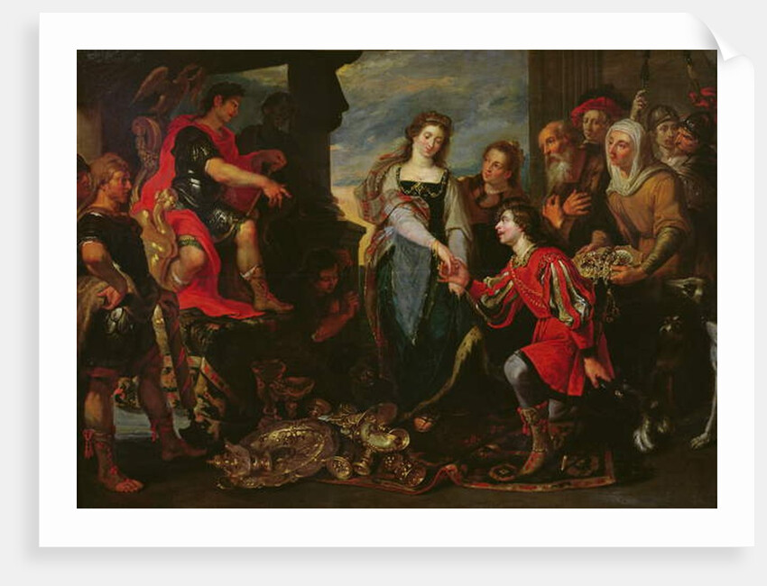 The Continence of Scipio by Pieter van Mol