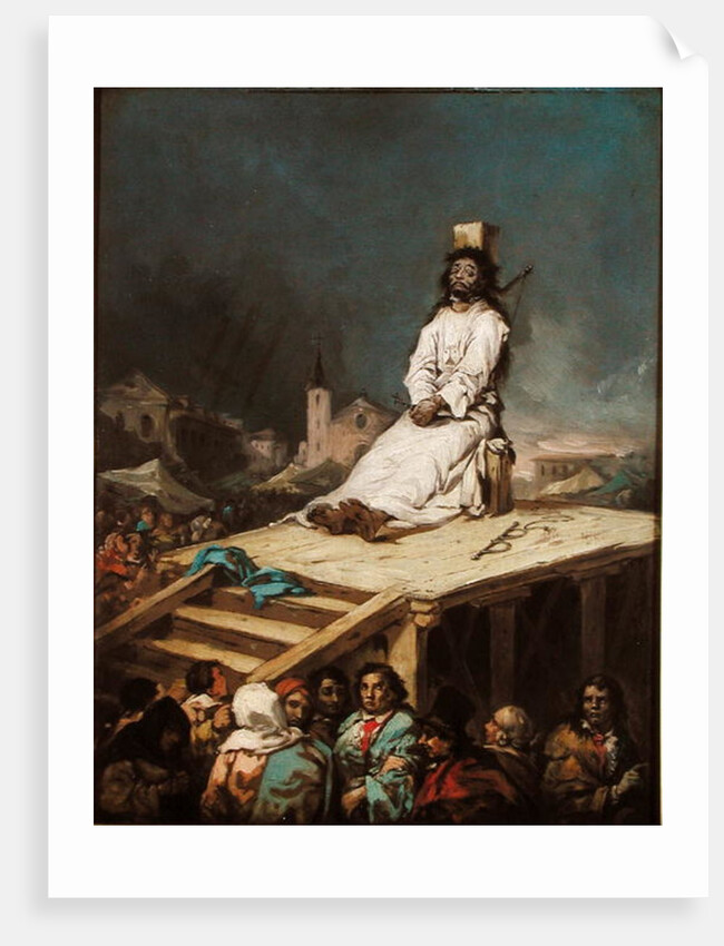 The Garrotte by Eugenio Lucas y Padilla