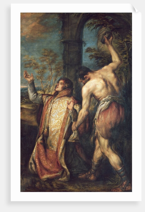 The Martyrdom of St. Stephen by Diego Polo