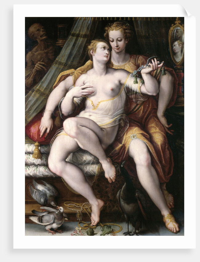 Vanity, Modesty and Death, 1569 by Jan van der (1523-1605) Straet