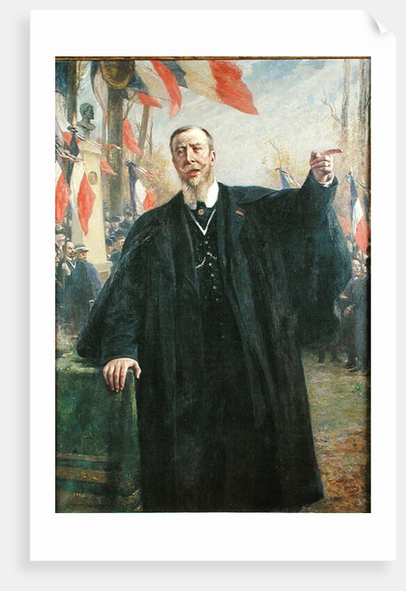 Paul Deroulede Making a Speech at Bougival, January 1913 by Fernand Cormon