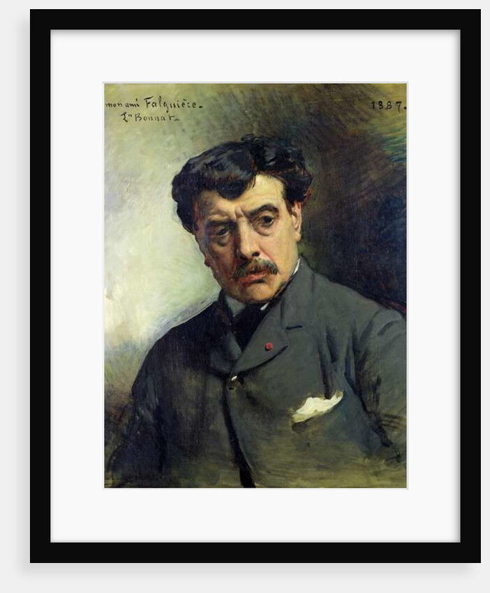 Portrait of Alexander Falguiere 1887 by Leon Joseph Florentin Bonnat