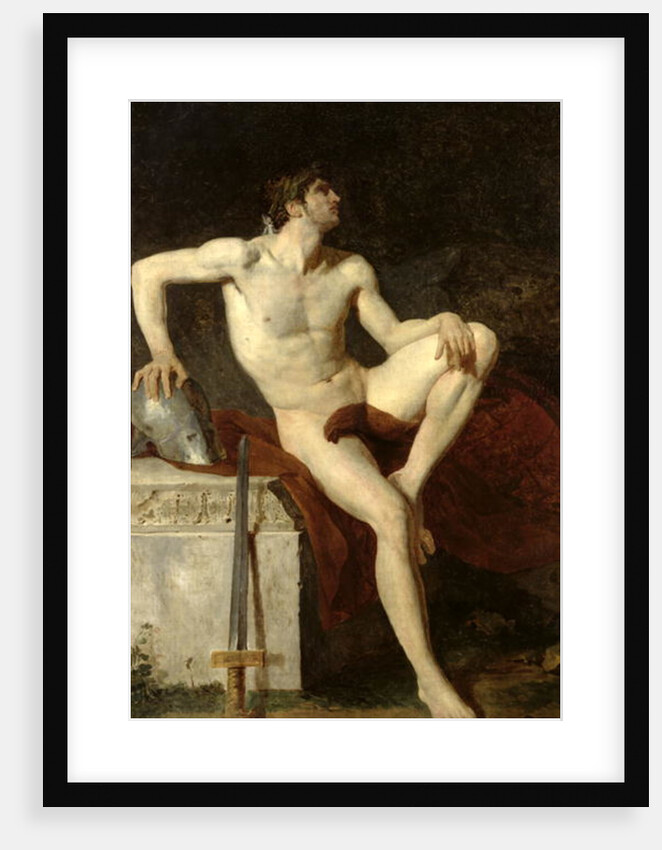 Seated Gladiator by Jean-Germain Drouais