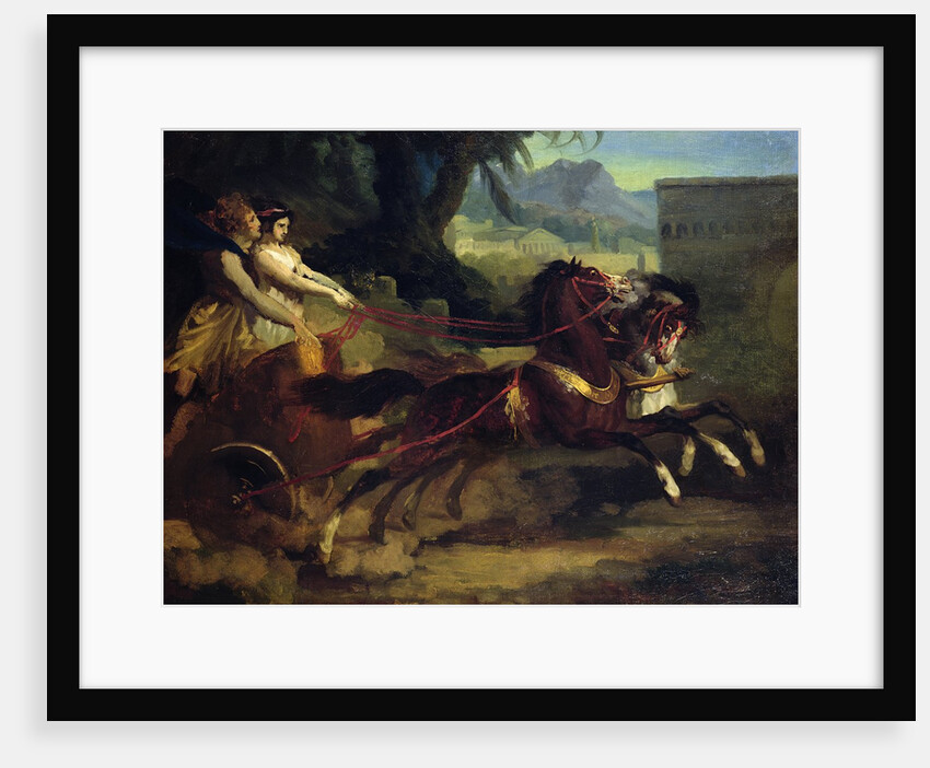 Ancient Chariot Race by Theodore Gericault