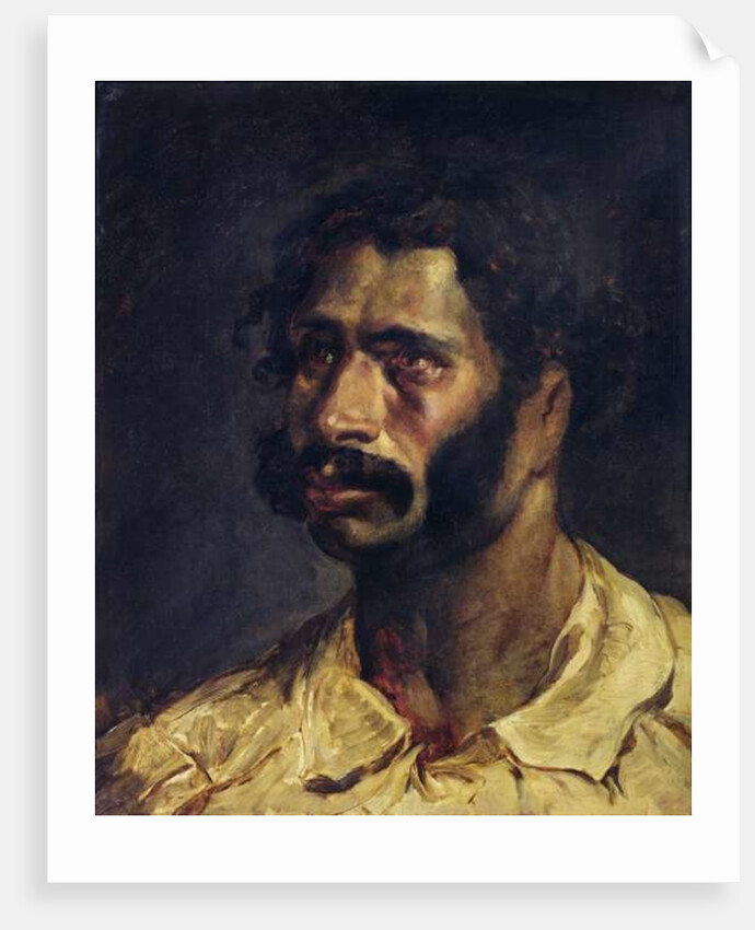 Portrait of the Carpenter of 'The Medusa', c.1812 by Theodore Gericault