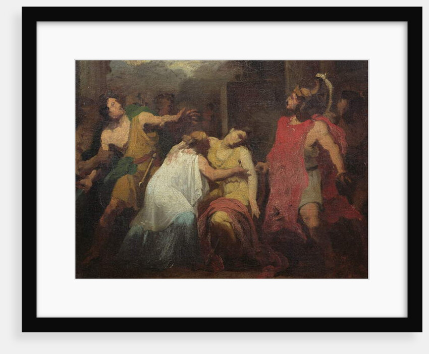 Study for the Death of Lucretia by Baron Pierre-Narcisse Guerin