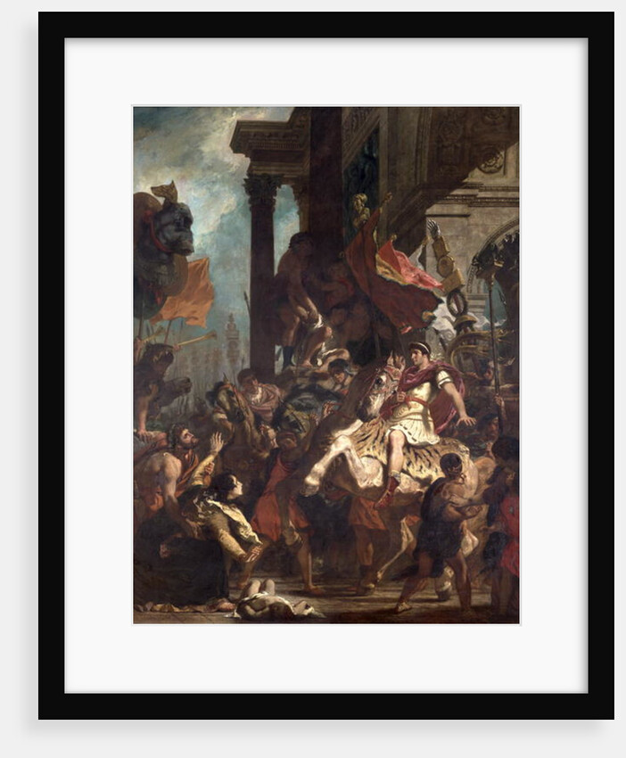 The Justice of Trajan 1840 by Ferdinand Victor Eugene Delacroix