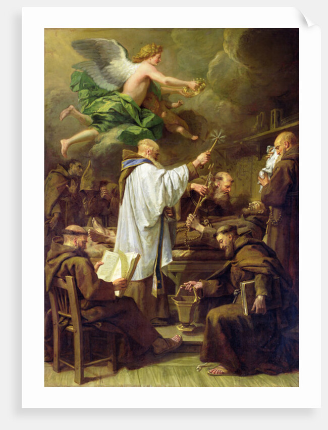 The Death of St. Francis, c.1713 by Jean-Baptiste Jouvenet