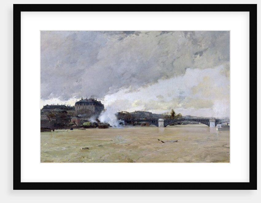 The Flooding of the Seine, c.1903 by Luigi Loir