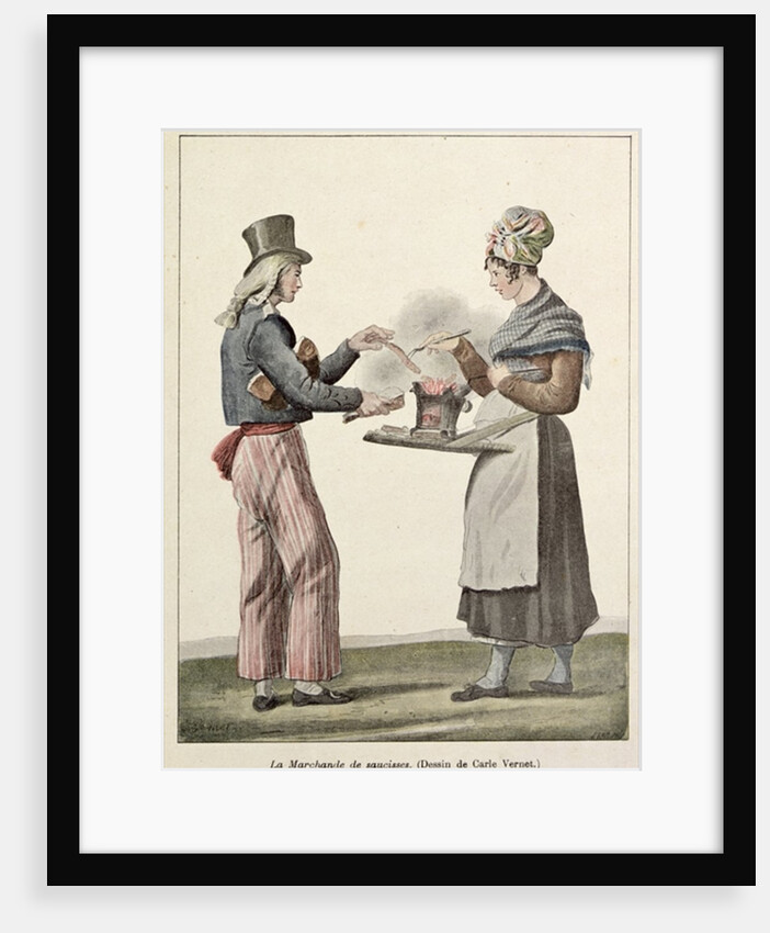 The Sausage Seller by Antoine Charles Horace Vernet
