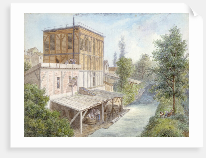 The Bievre at Gentilly, 1865 by Isodore Laurent Deroy