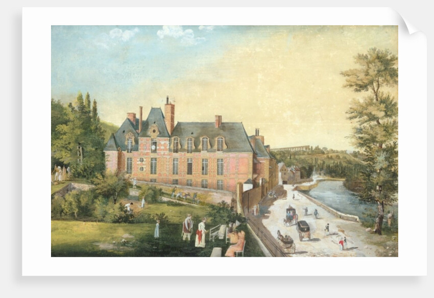 The Chateau de la Chaussee, Bougival by French School