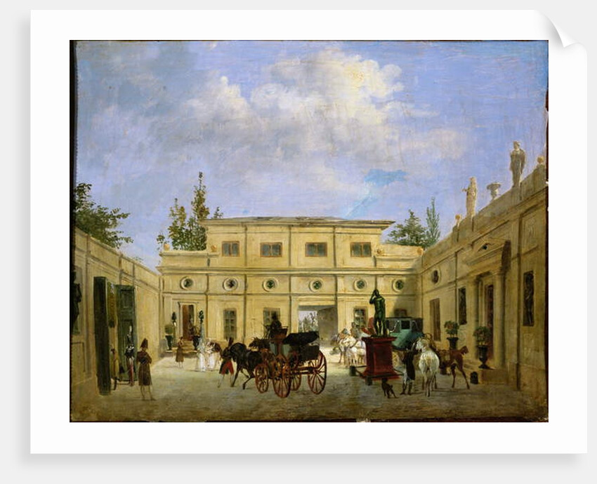 View of Cite Odiot by Jacques Francois Joseph Swebach