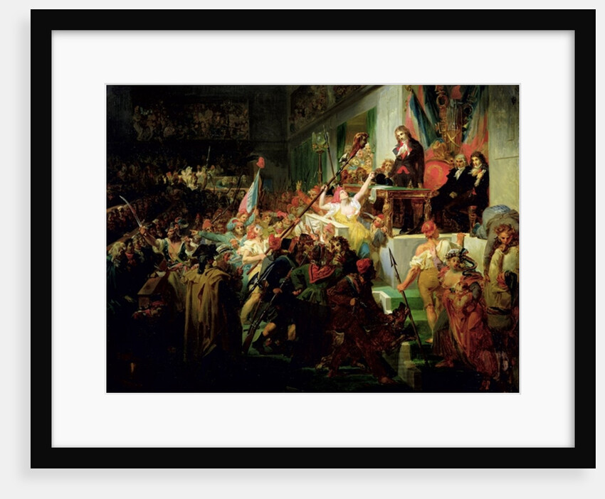 Francois Boissy d'Anglas Saluting the Head of the Deputy Jean Feraud 1 Priarial An III 1830 by Felix Auvray