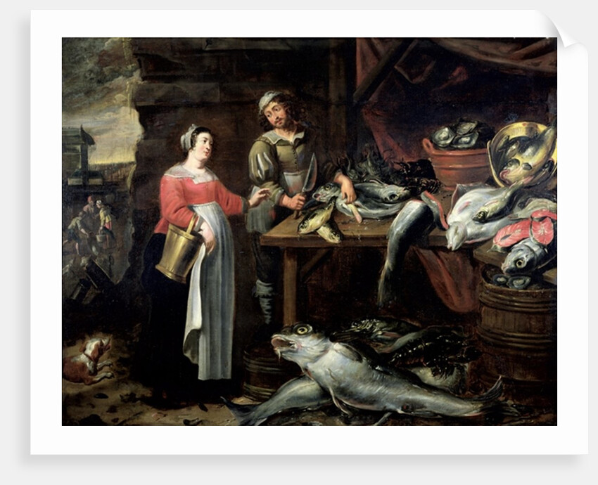 The Fishmonger by Alexander van Adriaenssen