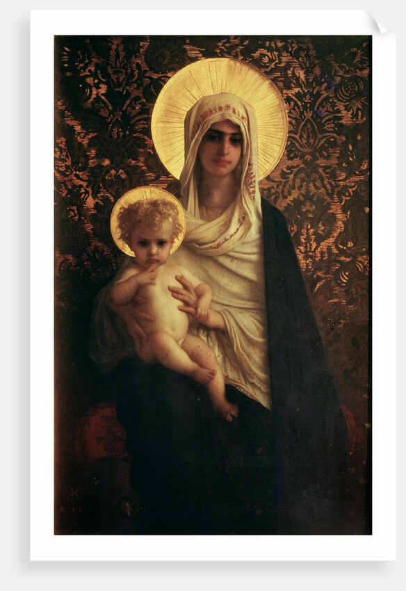 Virgin and Child, 1872 by Antoine Auguste Ernest Herbert or Hebert