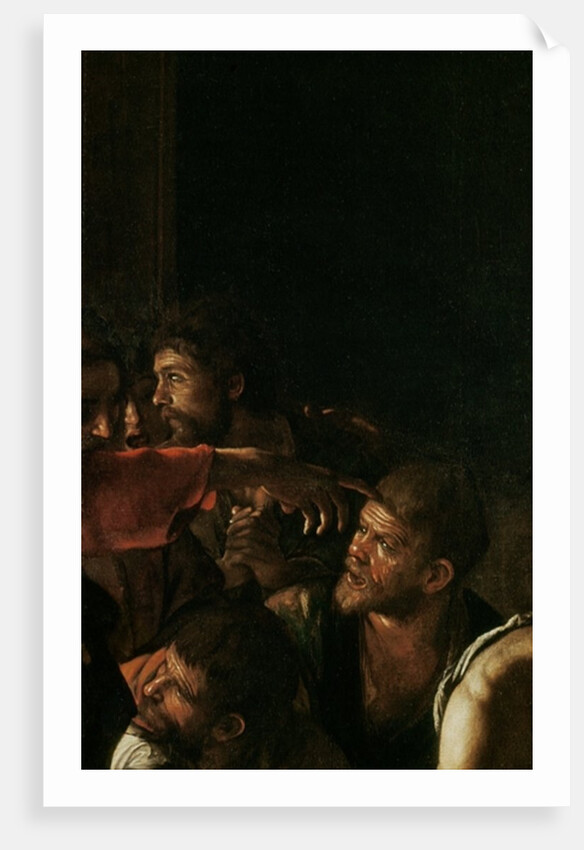 Resurrection of Lazarus by Michelangelo Merisi da Caravaggio