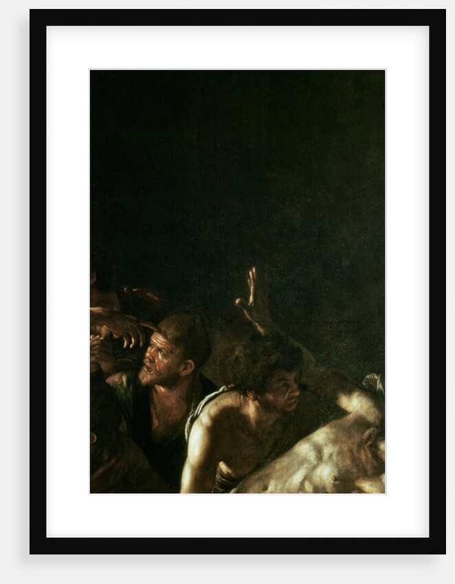 Resurrection of Lazarus by Michelangelo Merisi da Caravaggio