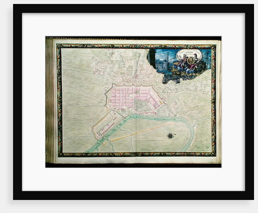 Ms. 988, Vol.3 fol.38 Plan of Rochefort and its surroundings by Sebastien Le Prestre de Vauban