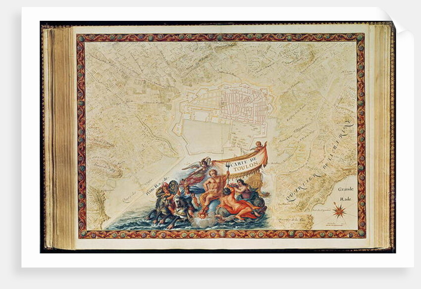 Ms. 987, Vol.2 fol.63 Plan of Toulon by Sebastien Le Prestre de Vauban