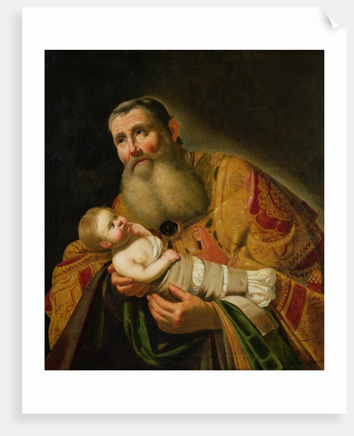 St. Simeon Presenting the Infant Christ in the Temple by Jan van Bijlert or Bylert