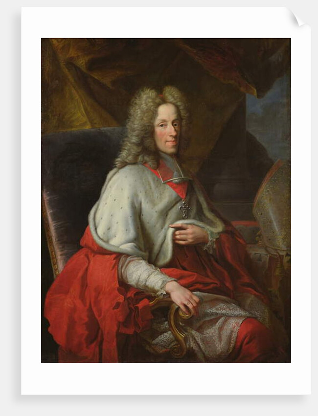 Portrait of Cardinal Joseph Clement de Baviere, Elector of Cologne by Joseph Vivien