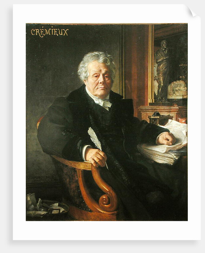 Adolphe Cremieux, 1878 by Jean Jules Antoine Lecomte du Nouy