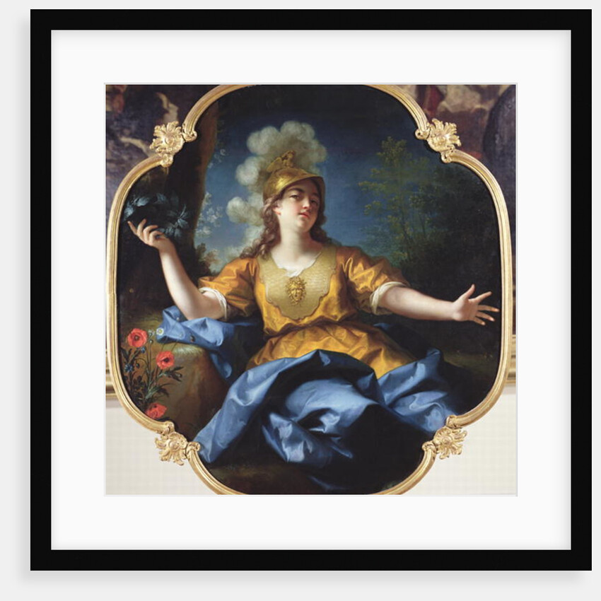 Portrait of a Woman as Minerva, 1730 by Jean Raoux
