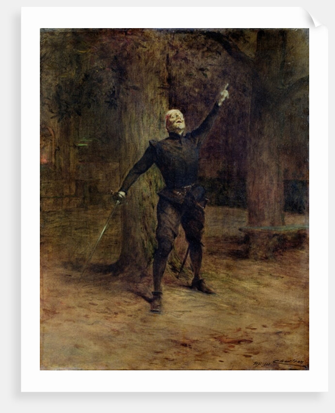 Constant Coquelin as Cyrano de Bergerac by Theobald Chartran